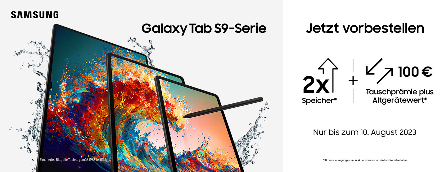 Samsung Galaxy Tab S9 Preorder Keyvisual